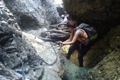 Aragyásza barlang kijárat