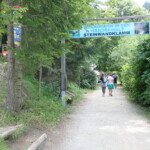 Steinwandklamm szurdok bejárat